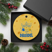 I Cheat At Dreidel Ceramic Ornament Funny Hanukkah Jewish Gift - Wonder Print Shop