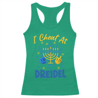 I Cheat At Dreidel Racerback Tank Top Funny Hanukkah Jewish Gift - Wonder Print Shop