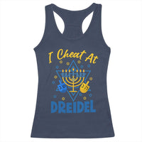 I Cheat At Dreidel Racerback Tank Top Funny Hanukkah Jewish Gift - Wonder Print Shop