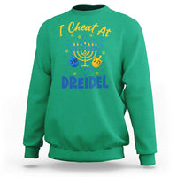 I Cheat At Dreidel Sweatshirt Funny Hanukkah Jewish Gift - Wonder Print Shop