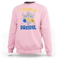 I Cheat At Dreidel Sweatshirt Funny Hanukkah Jewish Gift - Wonder Print Shop