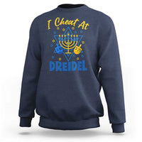 I Cheat At Dreidel Sweatshirt Funny Hanukkah Jewish Gift - Wonder Print Shop