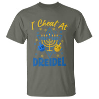 I Cheat At Dreidel T Shirt Funny Hanukkah Jewish Gift - Wonder Print Shop