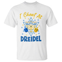I Cheat At Dreidel T Shirt Funny Hanukkah Jewish Gift - Wonder Print Shop