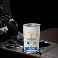 I Cheat At Dreidel Tumbler Cup Funny Hanukkah Jewish Gift - Wonder Print Shop