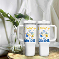 I Cheat At Dreidel Tumbler With Handle Funny Hanukkah Jewish Gift - Wonder Print Shop