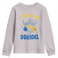 I Cheat At Dreidel Youth Sweatshirt Funny Hanukkah Jewish Gift - Wonder Print Shop