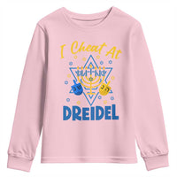 I Cheat At Dreidel Youth Sweatshirt Funny Hanukkah Jewish Gift - Wonder Print Shop