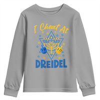 I Cheat At Dreidel Youth Sweatshirt Funny Hanukkah Jewish Gift - Wonder Print Shop