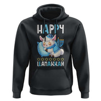 Funny Happy Llamakkah Hoodie Cute Llama Jewish Holiday Gift - Wonder Print Shop