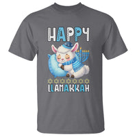 Funny Happy Llamakkah T Shirt Cute Llama Jewish Holiday Gift - Wonder Print Shop