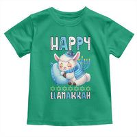 Funny Happy Llamakkah Toddler T Shirt Cute Llama Jewish Holiday Gift - Wonder Print Shop