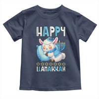 Funny Happy Llamakkah Toddler T Shirt Cute Llama Jewish Holiday Gift - Wonder Print Shop
