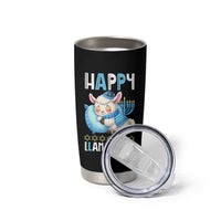 Funny Happy Llamakkah Tumbler Cup Cute Llama Jewish Holiday Gift - Wonder Print Shop