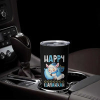 Funny Happy Llamakkah Tumbler Cup Cute Llama Jewish Holiday Gift - Wonder Print Shop
