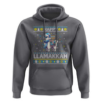 Happy LLamakkah Hoodie Funny Llama Ugly Hanukkah Christmas Gift - Wonder Print Shop