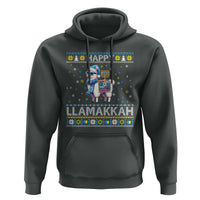 Happy LLamakkah Hoodie Funny Llama Ugly Hanukkah Christmas Gift - Wonder Print Shop