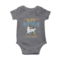 Funny Happy Hanukkah Llama Be Our Guest For Eight Nights Gift Baby Onesie Funny Hanukkah Gift - Wonder Print Shop