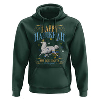 Funny Happy Hanukkah Llama Be Our Guest For Eight Nights Gift Hoodie Funny Hanukkah Gift - Wonder Print Shop