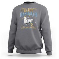 Funny Happy Hanukkah Llama Be Our Guest For Eight Nights Gift Sweatshirt Funny Hanukkah Gift - Wonder Print Shop