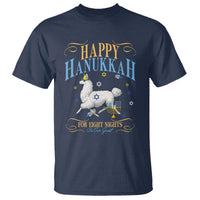 Funny Happy Hanukkah Llama Be Our Guest For Eight Nights Gift T Shirt Funny Hanukkah Gift - Wonder Print Shop