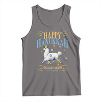 Funny Happy Hanukkah Llama Be Our Guest For Eight Nights Gift Tank Top Funny Hanukkah Gift - Wonder Print Shop