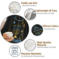 Funny Hanukkah Gift Throw Blanket Tis The Season To Remind Everyone Im Jewish - Wonder Print Shop