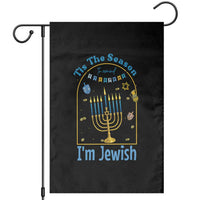 Funny Hanukkah Gift Garden Flag Tis The Season To Remind Everyone Im Jewish - Wonder Print Shop