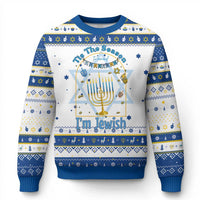 Funny Chanukkah Gift Hanukkah Ugly Sweater Tis The Season To Remind Everyone Im Jewish - Wonder Print Shop
