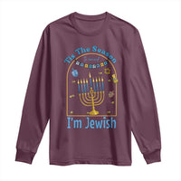Funny Hanukkah Gift Long Sleeve Shirt Tis The Season To Remind Everyone Im Jewish - Wonder Print Shop