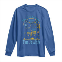 Funny Hanukkah Gift Long Sleeve Shirt Tis The Season To Remind Everyone Im Jewish - Wonder Print Shop