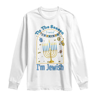 Funny Hanukkah Gift Long Sleeve Shirt Tis The Season To Remind Everyone Im Jewish - Wonder Print Shop