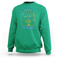 Funny Hanukkah Gift Sweatshirt Tis The Season To Remind Everyone Im Jewish - Wonder Print Shop