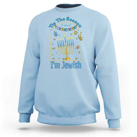 Funny Hanukkah Gift Sweatshirt Tis The Season To Remind Everyone Im Jewish - Wonder Print Shop