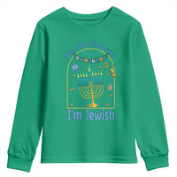 Funny Hanukkah Gift Youth Sweatshirt Tis The Season To Remind Everyone Im Jewish - Wonder Print Shop