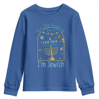 Funny Hanukkah Gift Youth Sweatshirt Tis The Season To Remind Everyone Im Jewish - Wonder Print Shop