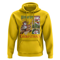 Funny Snowman Cowboy Howdy Christmas Hoodie Western Holiday Gift - Wonder Print Shop