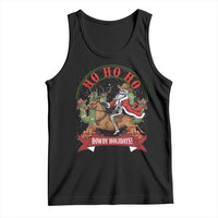Funny Western Skeleton Cowboy Christmas Tank Top Howdy Holidays - Wonder Print Shop