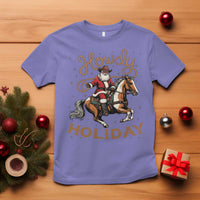 Black Santa Howdy Western Cowboy T Shirt Christmas Gift - Wonder Print Shop