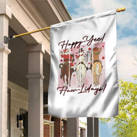 Western Christmas Horse Rider Garden Flag Happy Yee Haw Lidays - Wonder Print Shop