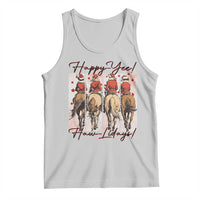 Happy Yee Haw Lidays Tank Top Western Christmas Horse Rider Cowgirl Gift - Wonder Print Shop