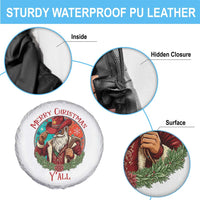 Howdy Santa Merry Christmas Y'all Spare Tire Cover Funny Western Holiday Gift - Wonder Print Shop