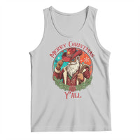 Howdy Santa Merry Christmas Y'all Tank Top Funny Western Holiday Gift - Wonder Print Shop