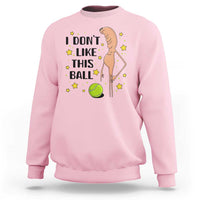 Funny Marcus The Worm Tennis Lover Sweatshirt I Do Not Like This Ball - Wonder Print Shop
