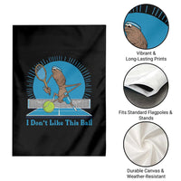 I Do Not Like This Ball Garden Flag Funny Marcus The Worm Tennis Meme - Wonder Print Shop