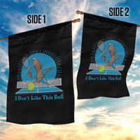 I Do Not Like This Ball Garden Flag Funny Marcus The Worm Tennis Meme - Wonder Print Shop
