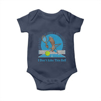 I Do Not Like This Ball Baby Onesie Funny Marcus The Worm Tennis Meme - Wonder Print Shop