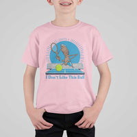 I Do Not Like This Ball T Shirt For Kid Funny Marcus The Worm Tennis Meme - Wonder Print Shop