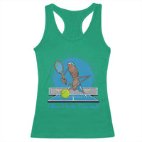 I Do Not Like This Ball Racerback Tank Top Funny Marcus The Worm Tennis Meme - Wonder Print Shop