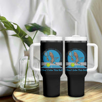 I Do Not Like This Ball Tumbler With Handle Funny Marcus The Worm Tennis Meme - Wonder Print Shop